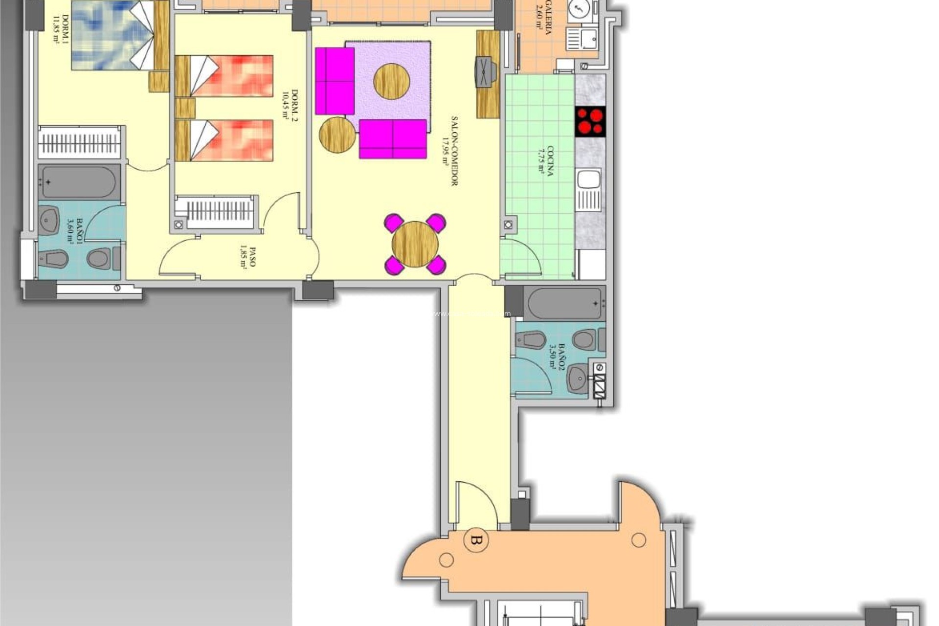 Herverkoop - Appartement / flat - La Manga del Mar Menor - Costa Calida