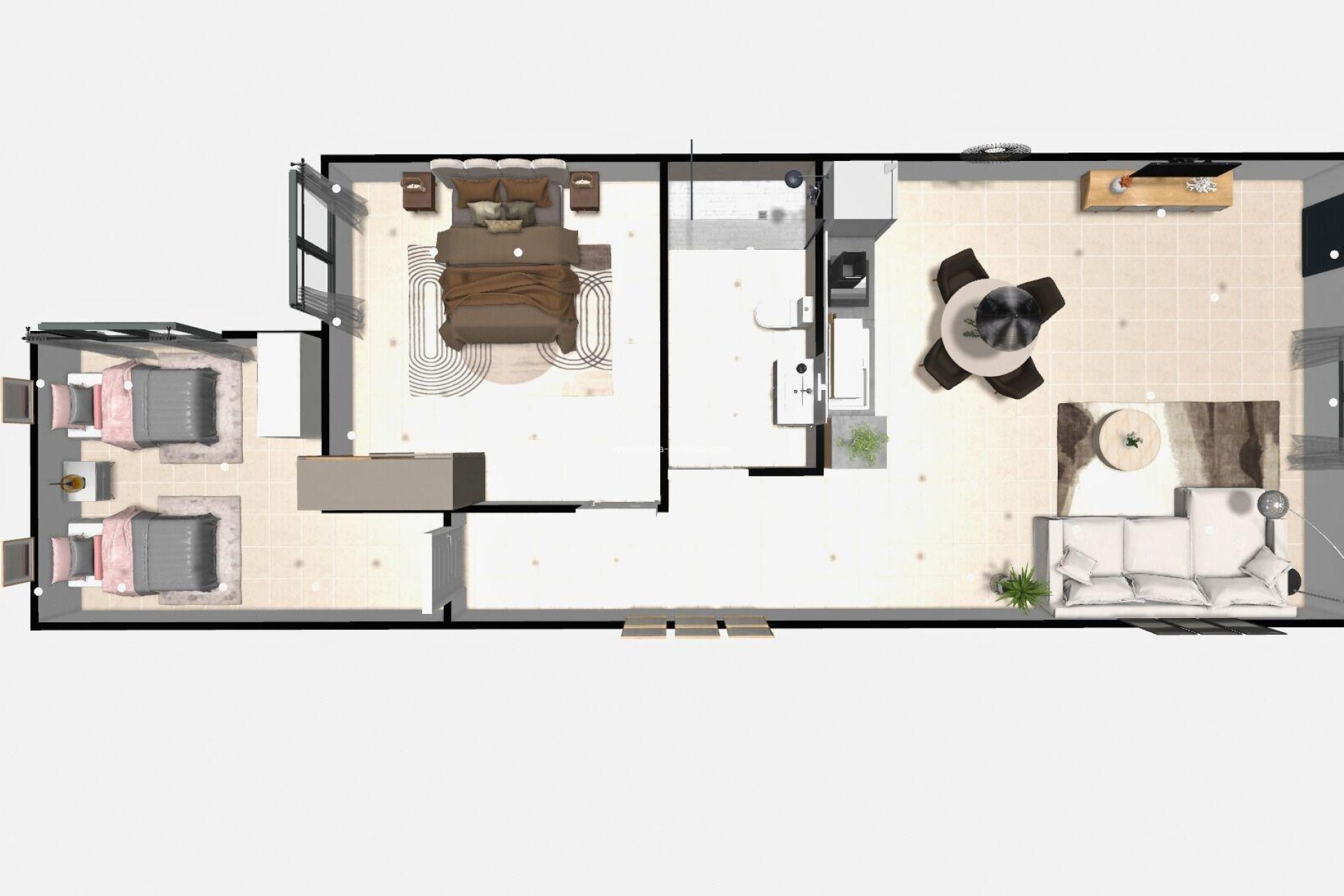 Neue Gebäude - Bungalow - Hondón de las Nieves - La Canalosa