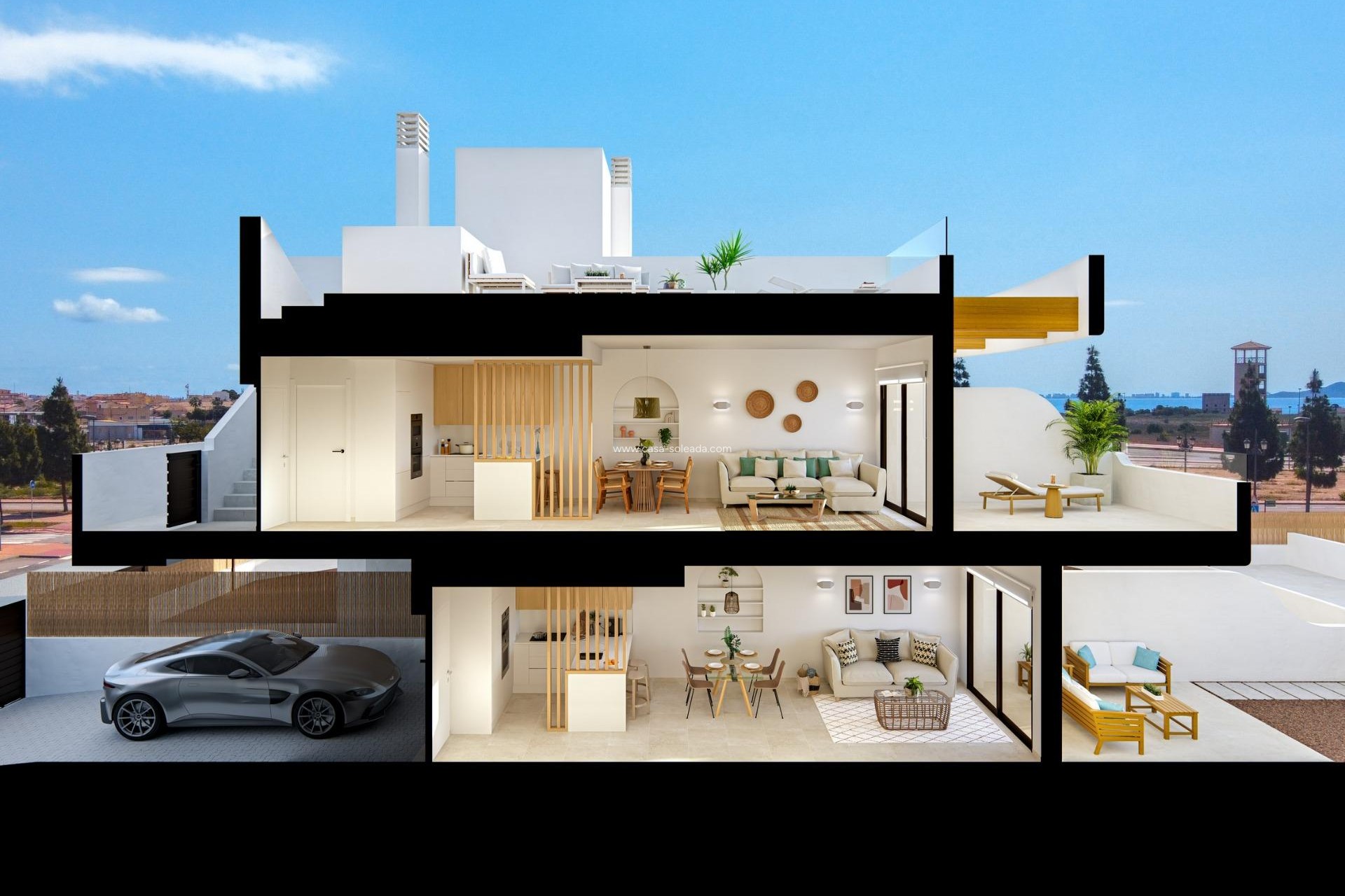 Neue Gebäude - Bungalow - Los Alcázares - Serena Golf