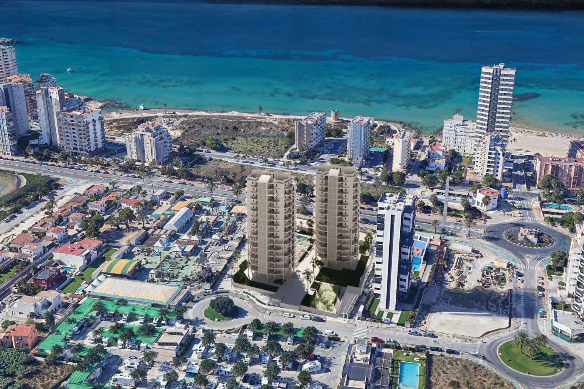 Neue Gebäude - Wohnung - Calpe - Playa Arenal
