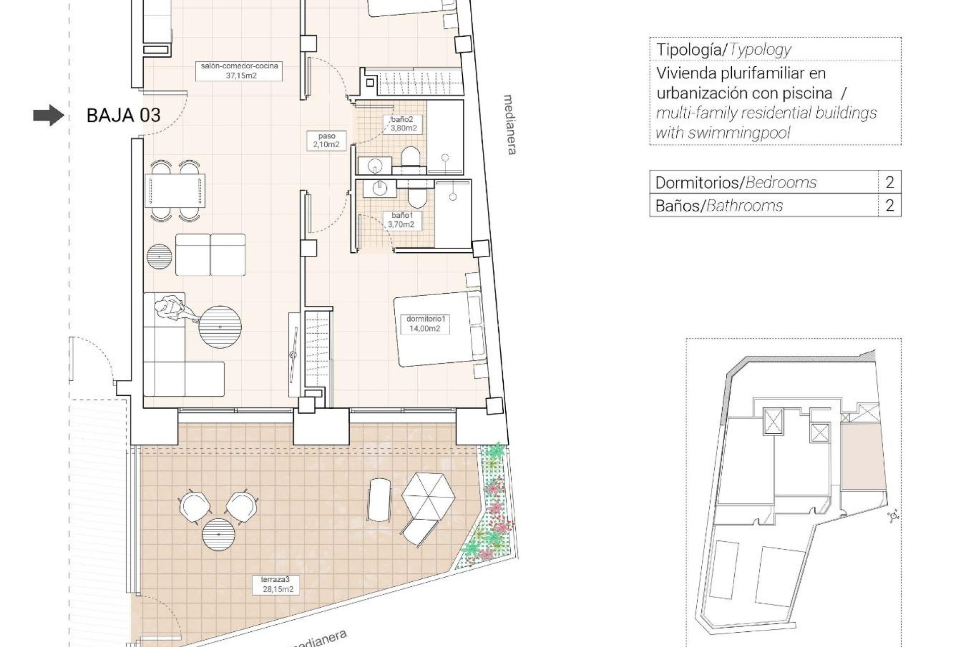 Neue Gebäude - Wohnung - Hondón de las Nieves - Pueblo