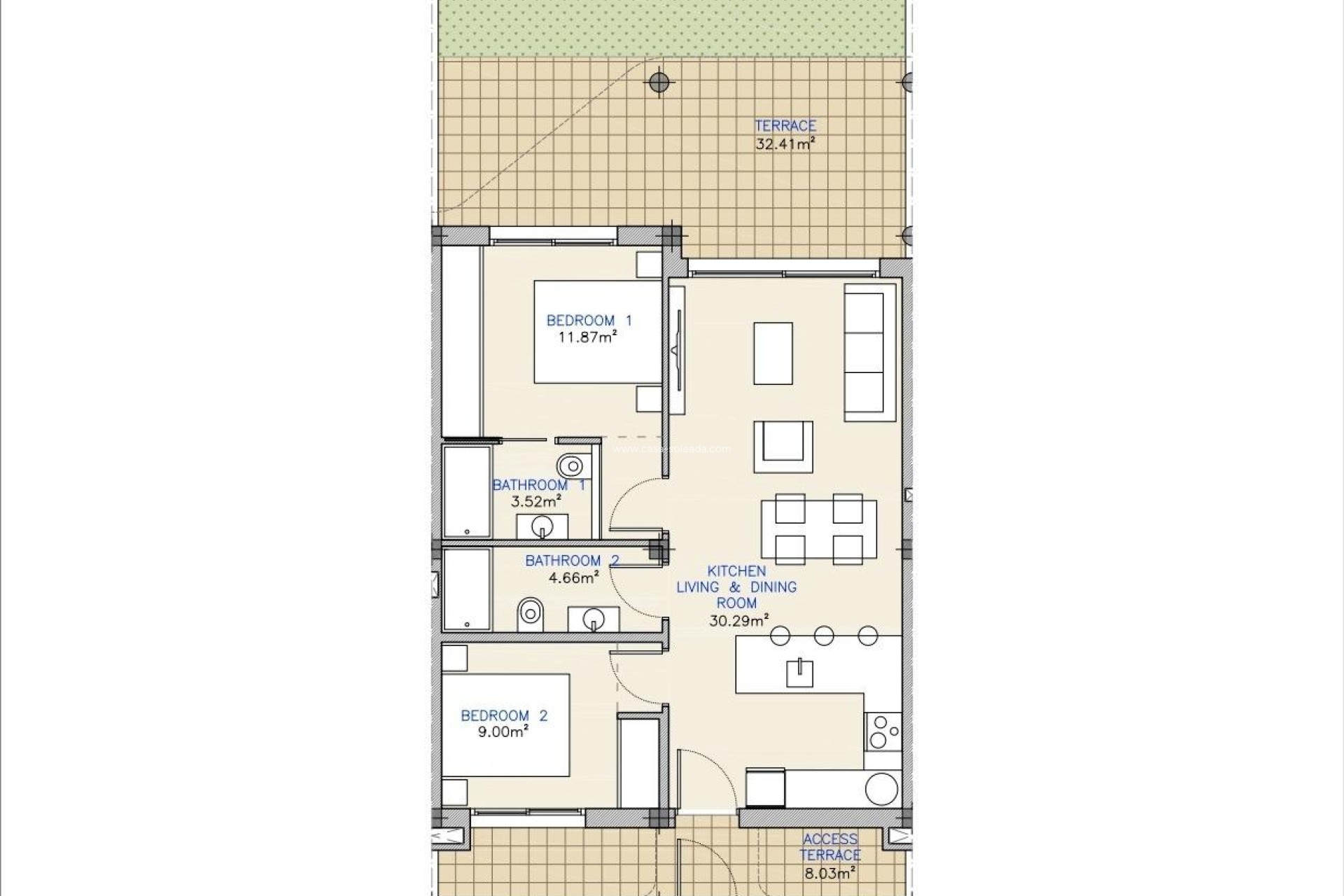Neue Gebäude - Wohnung - Los Alcázares - Serena Golf