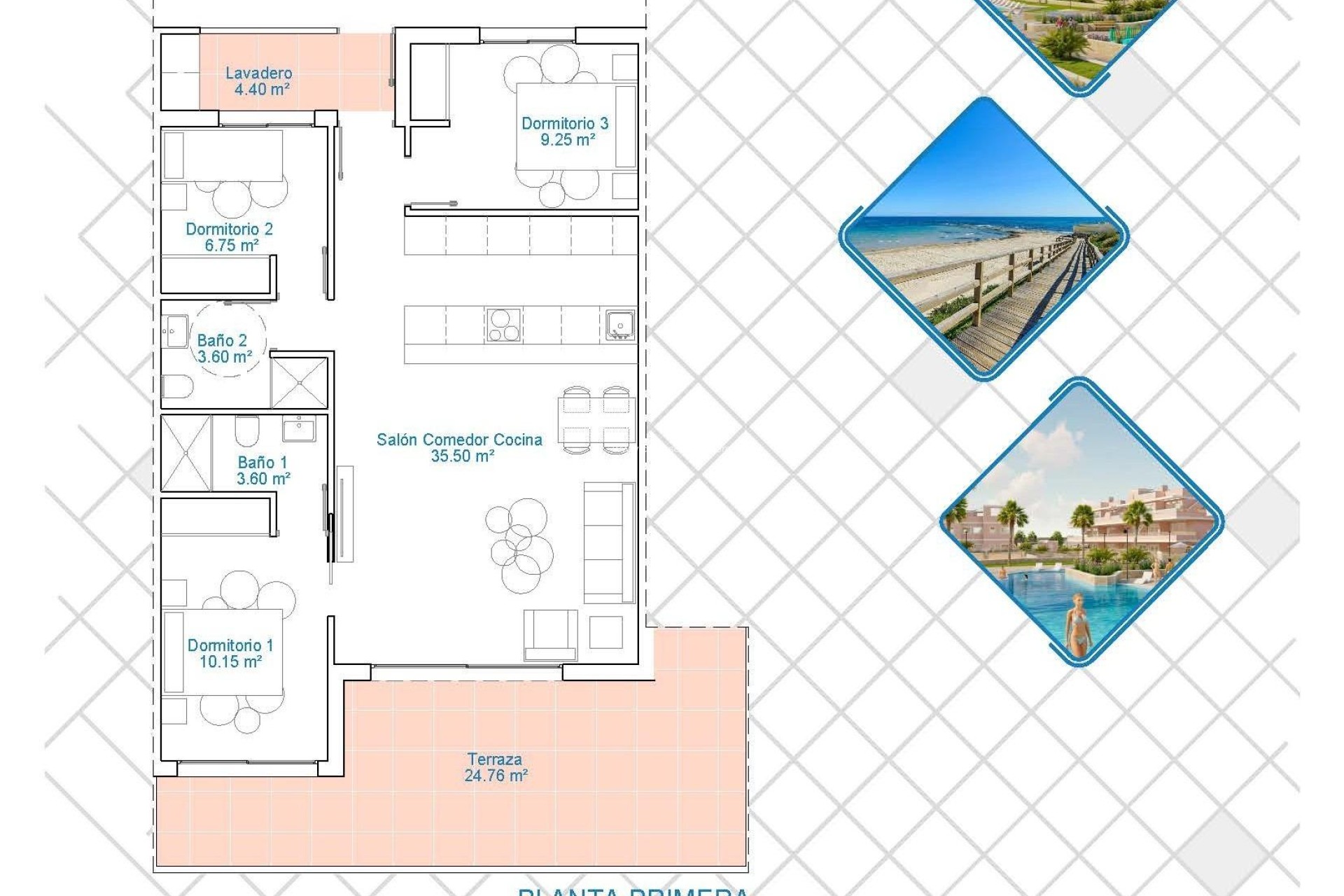 Neue Gebäude - Wohnung - Pilar de la Horadada - Lo Monte