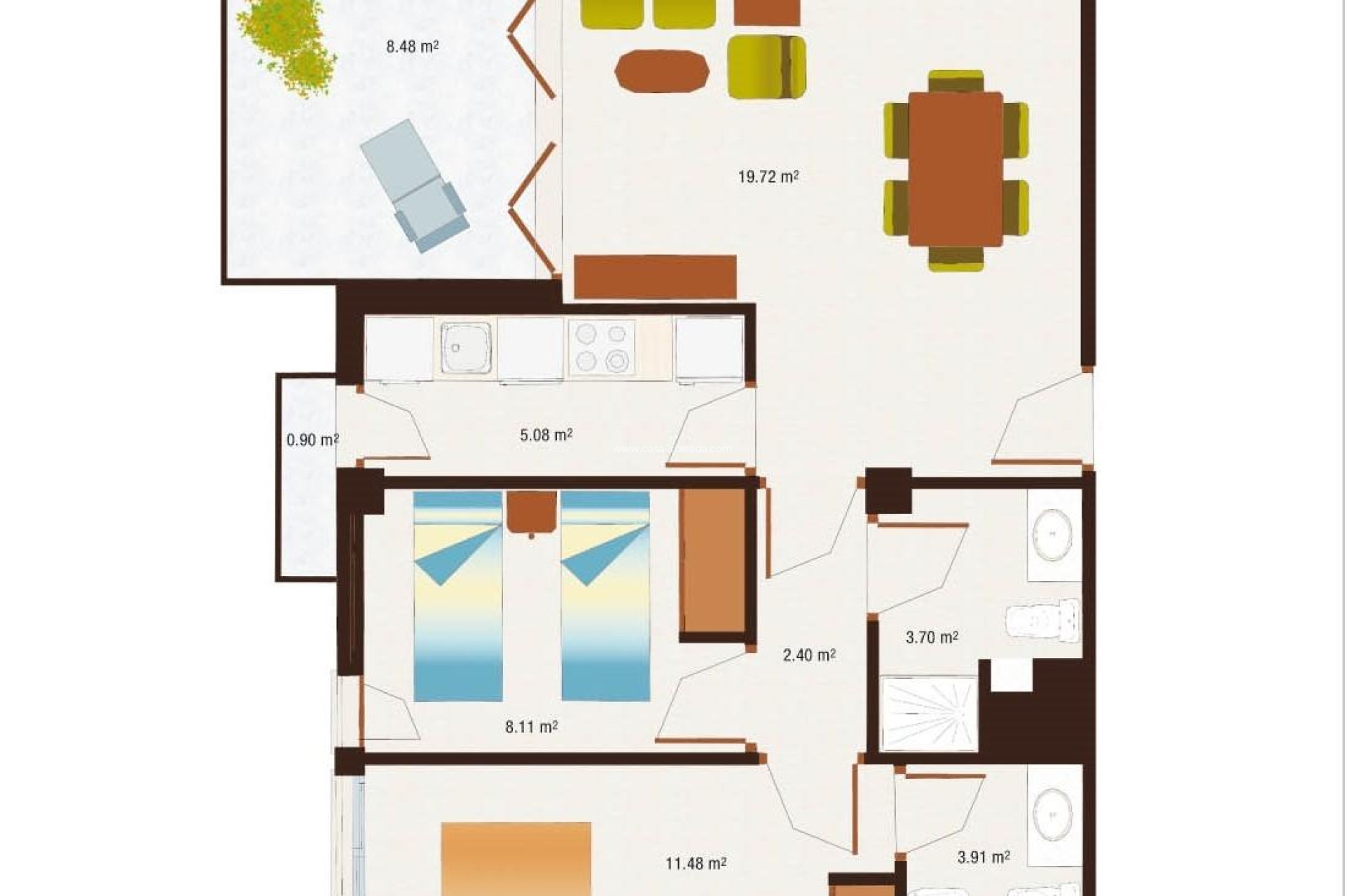 New Build - Apartment / flat - Archena - Villanueva del Rio Segura