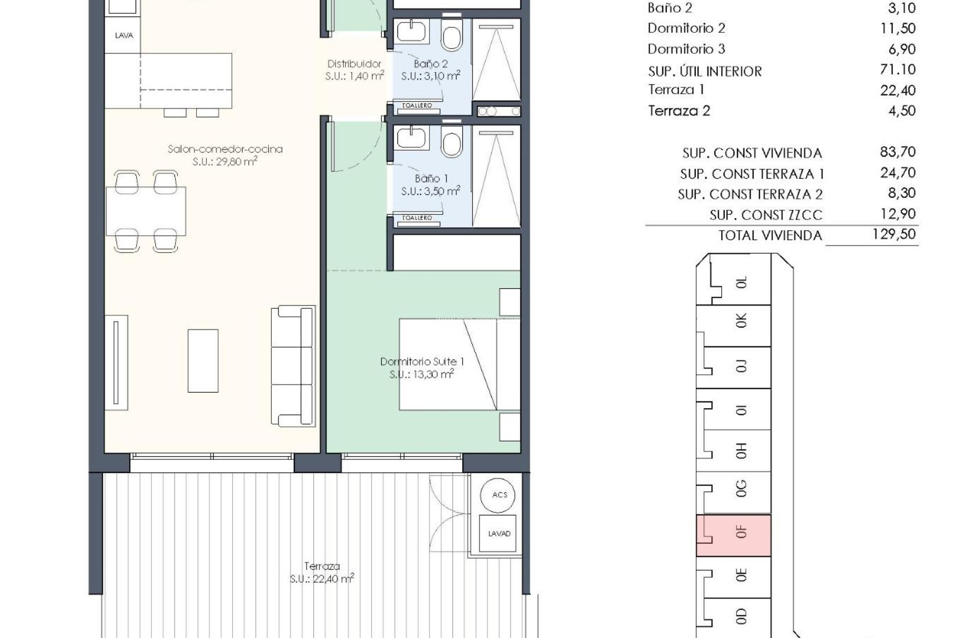 New Build - Apartment / flat - Benijofar - Pueblo