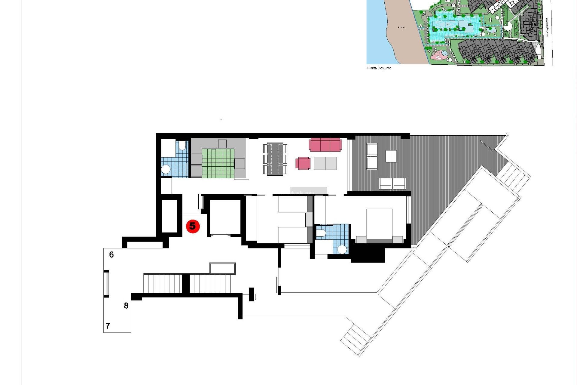 New Build - Apartment / flat - Denia - L´Estanyó (Marinas)