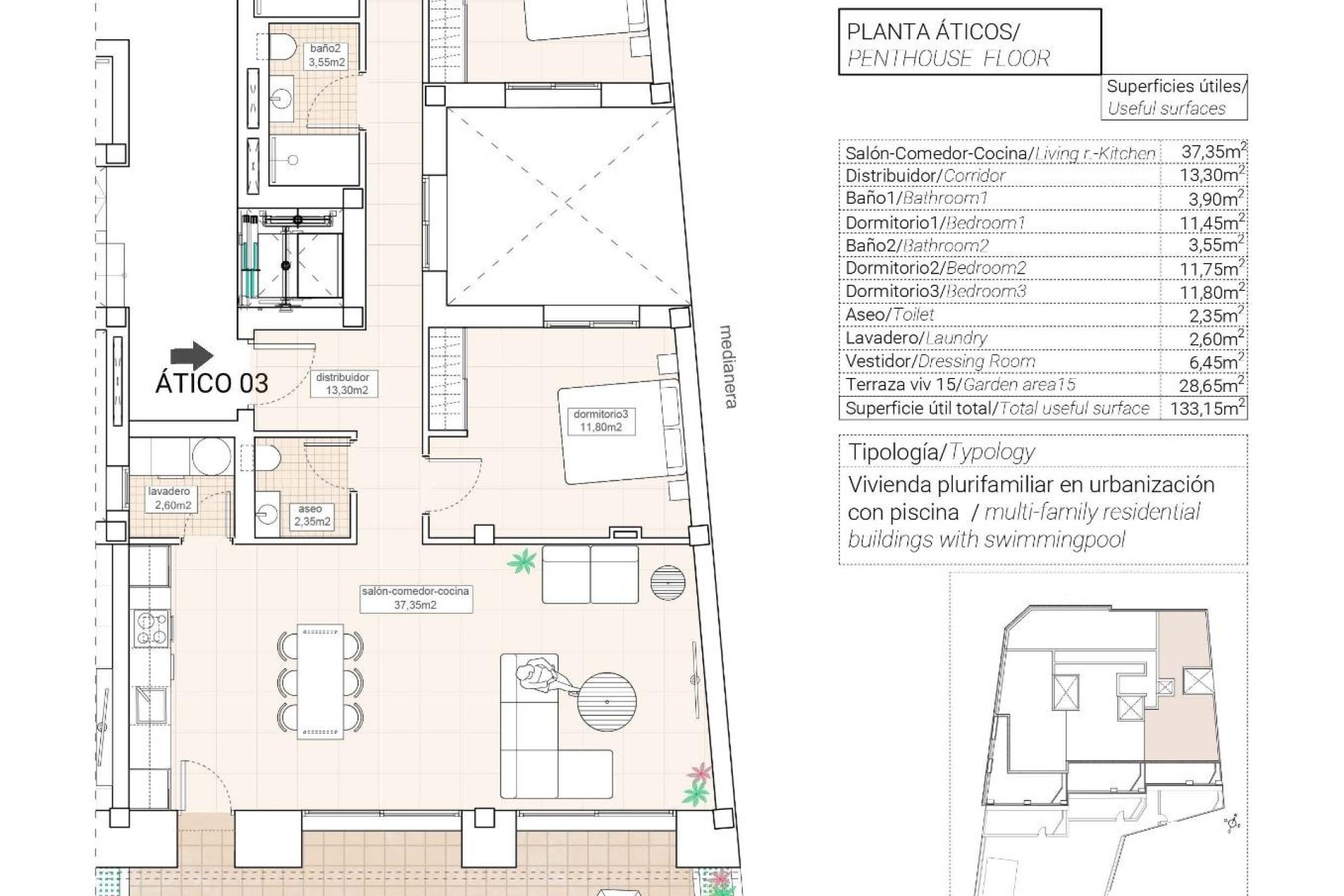 New Build - Apartment / flat - Hondón de las Nieves - Pueblo