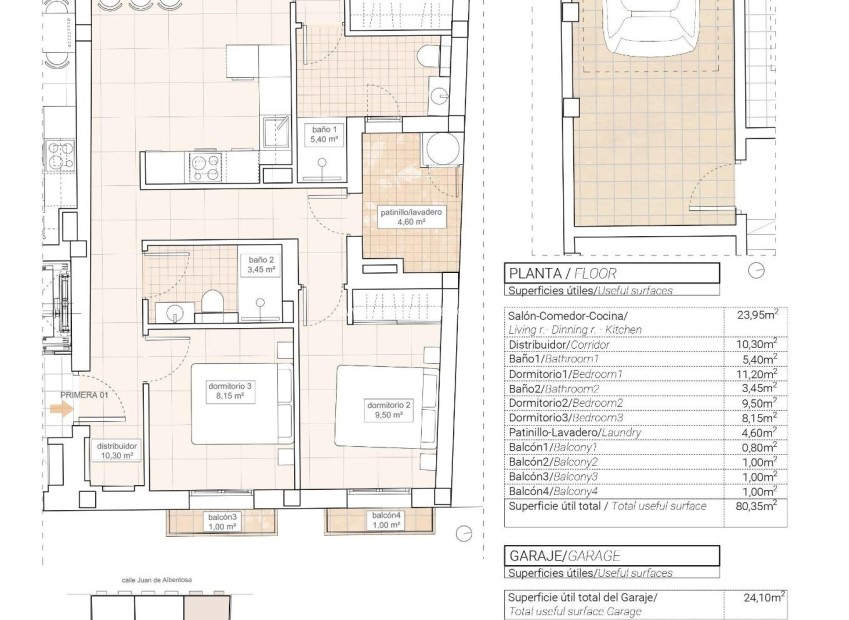 New Build - Apartment / flat - Hondón de las Nieves - Pueblo