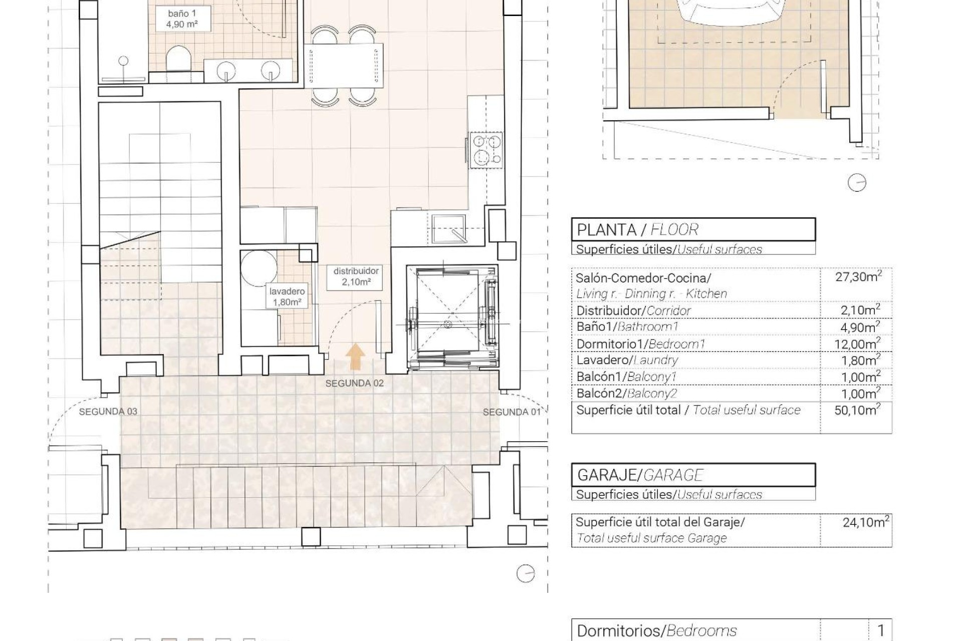 New Build - Apartment / flat - Hondón de las Nieves - Pueblo