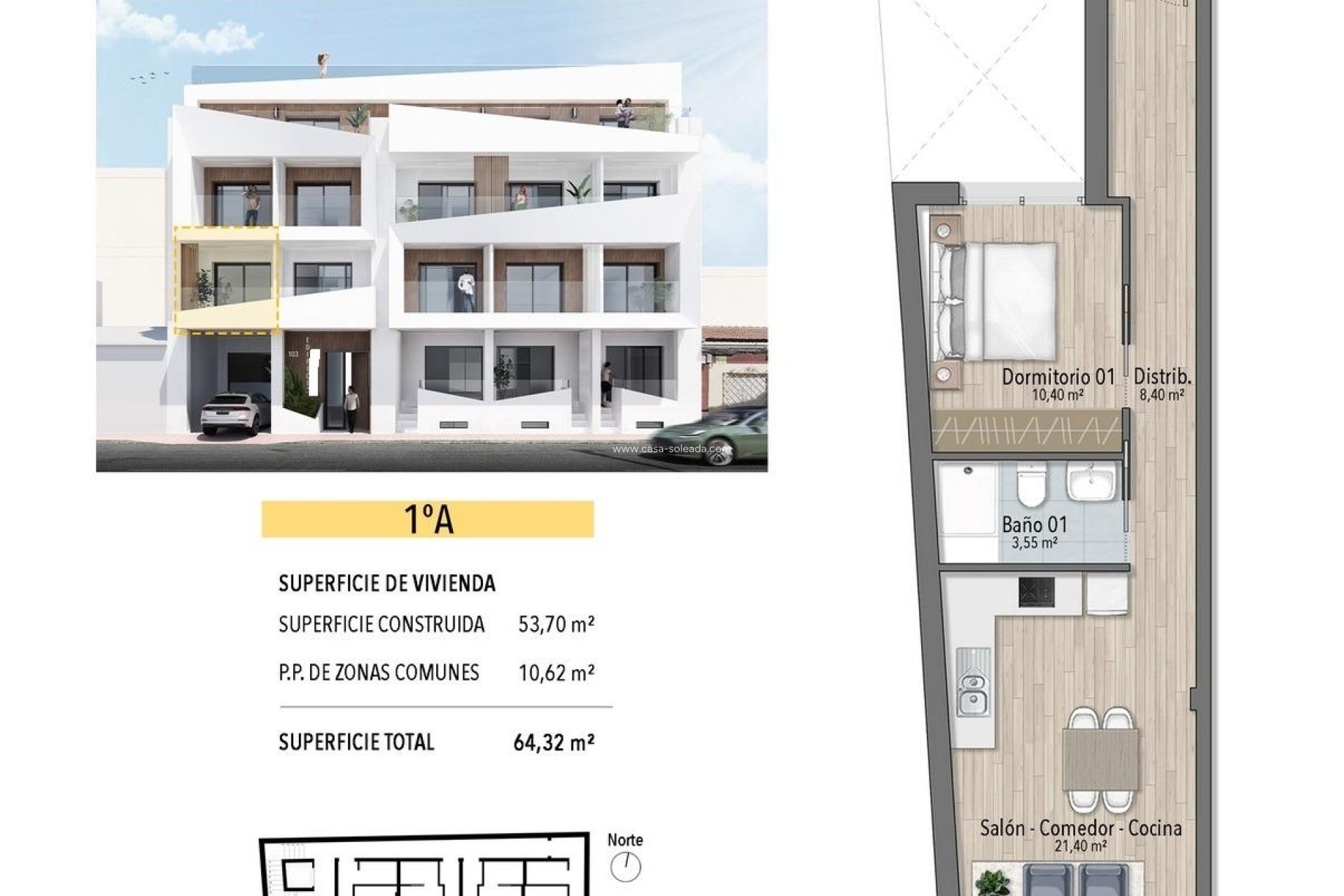 New Build - Apartment / flat - Torrevieja - Playa de El Cura