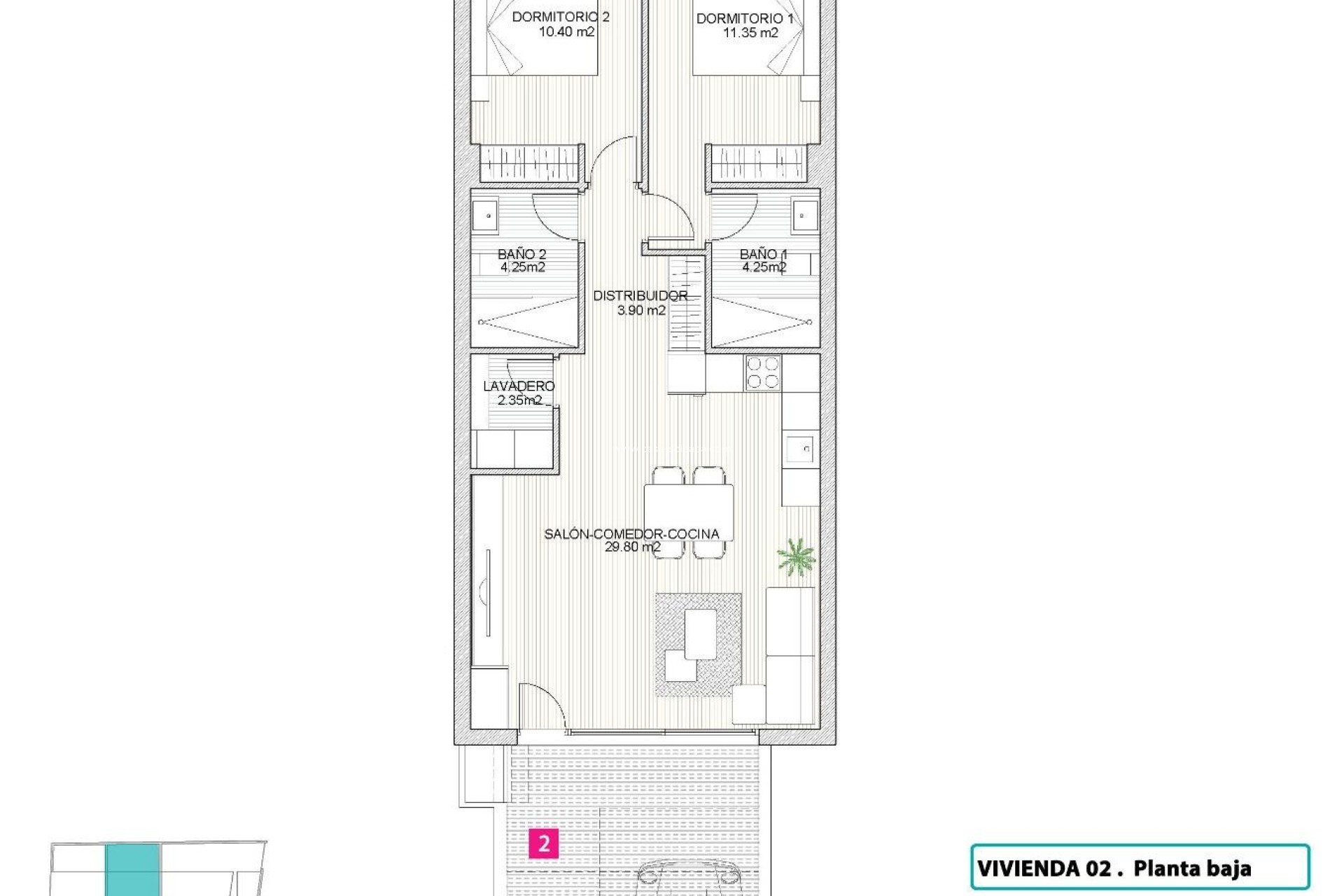 New Build - Bungalow - San Pedro del Pinatar - Lo pagan