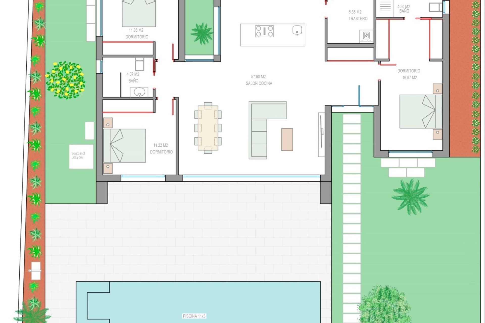 New Build - Villa - San javier - Parque del doce