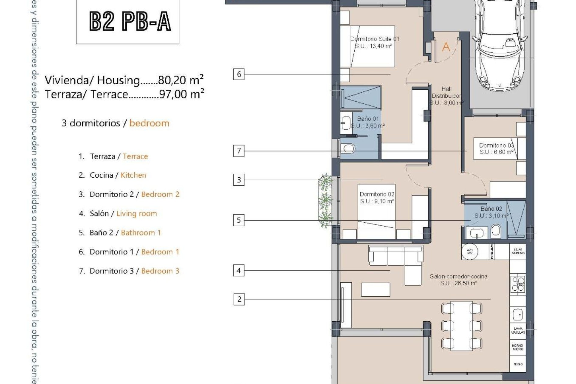 Nieuwbouw Woningen - Bungalow - Los Alcázares - Serena Golf