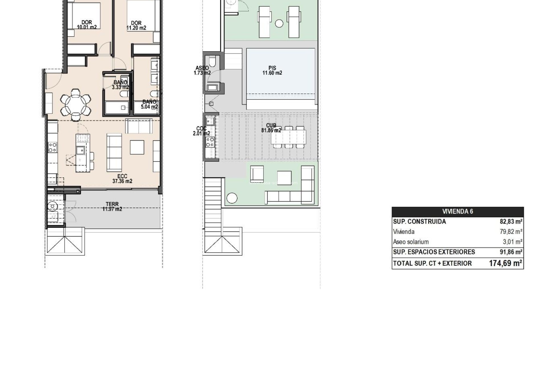 Nieuwbouw Woningen - Bungalow - Pilar de la Horadada - parques de Andromeda