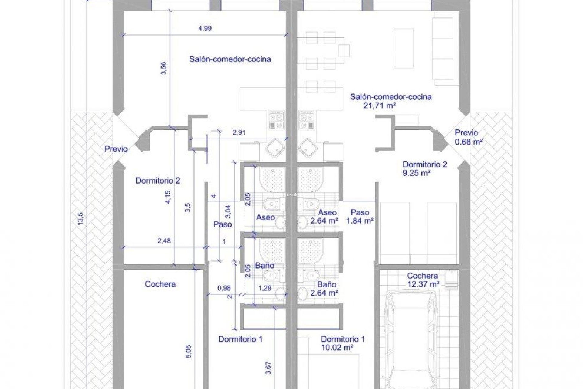 Nieuwbouw Woningen - Villa - Los Alcázares - Serena Golf
