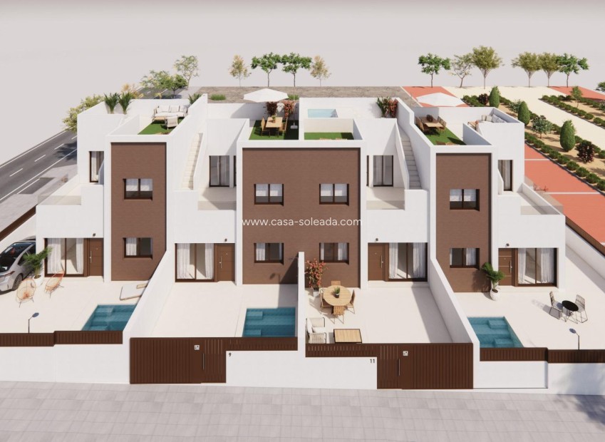 Nouvelle construction - Maison de ville - Pilar de la Horadada - Barrio los Segundas