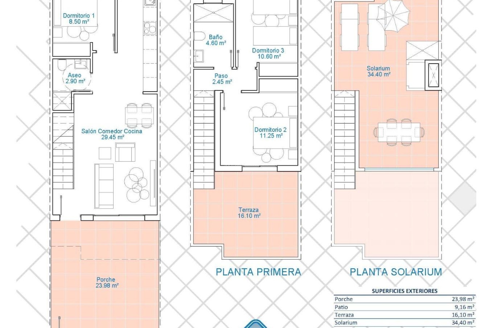 Obra nueva - Adosado - Pilar de la Horadada - Lo Monte