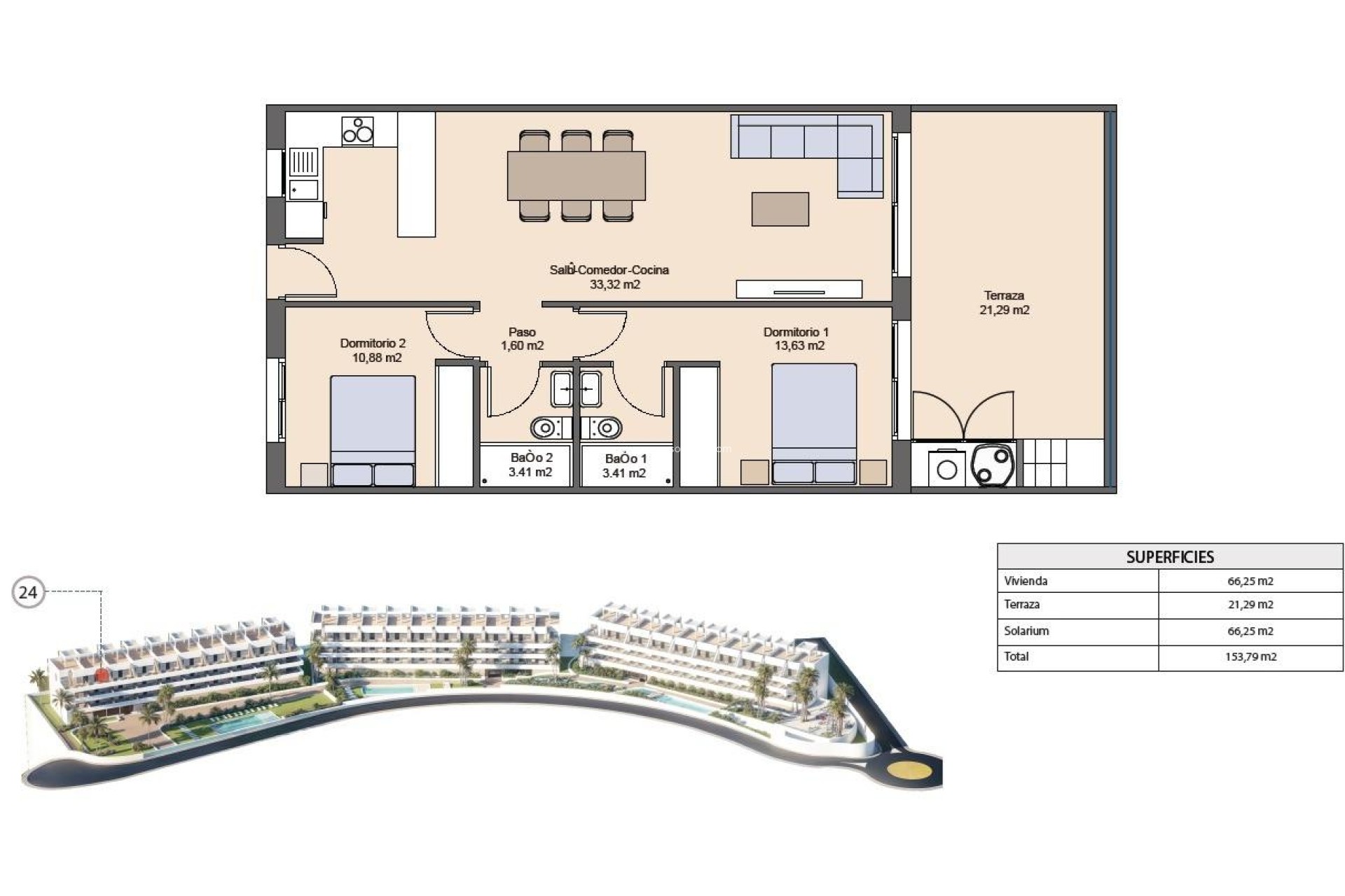 Obra nueva - Apartamento / piso - Finestrat - Balcón De Finestrat