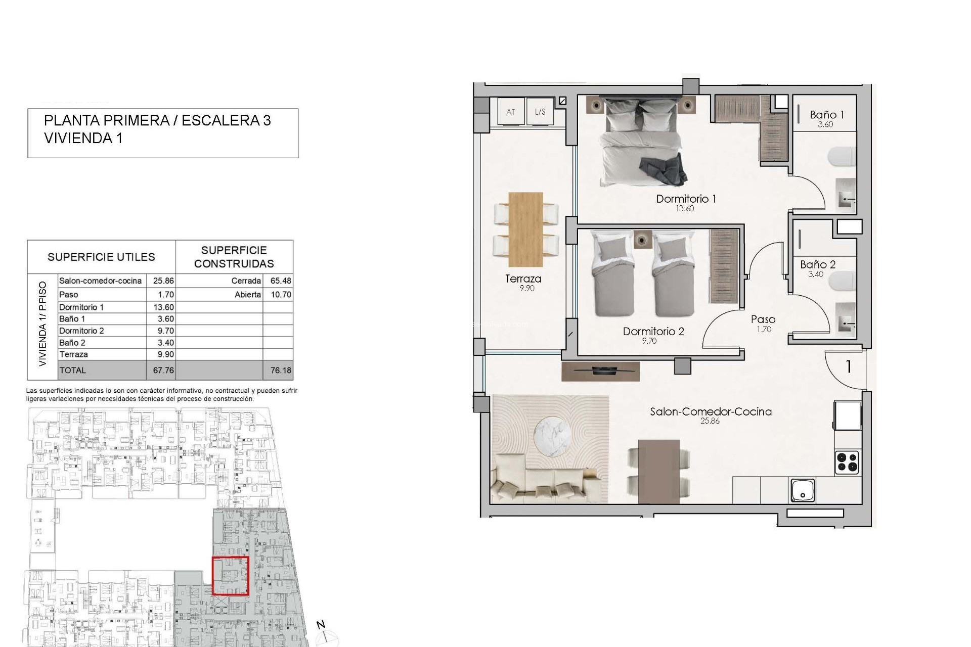 Obra nueva - Apartamento / piso - Santa Pola - Estacion de autobuses