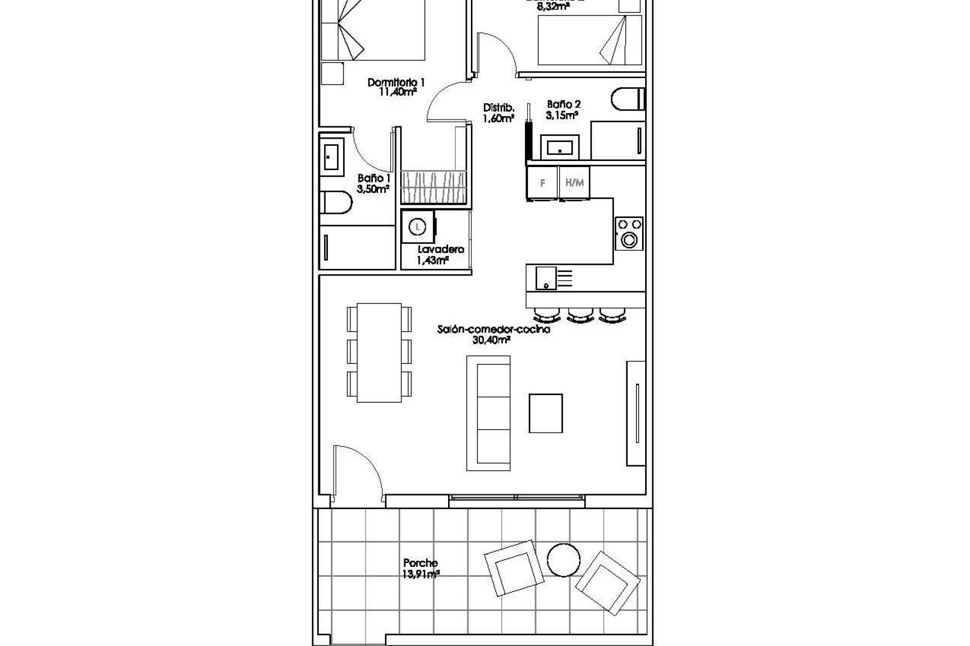Obra nueva - Bungalow - Pilar de la Horadada - Parque Ramon eugenio Escudero