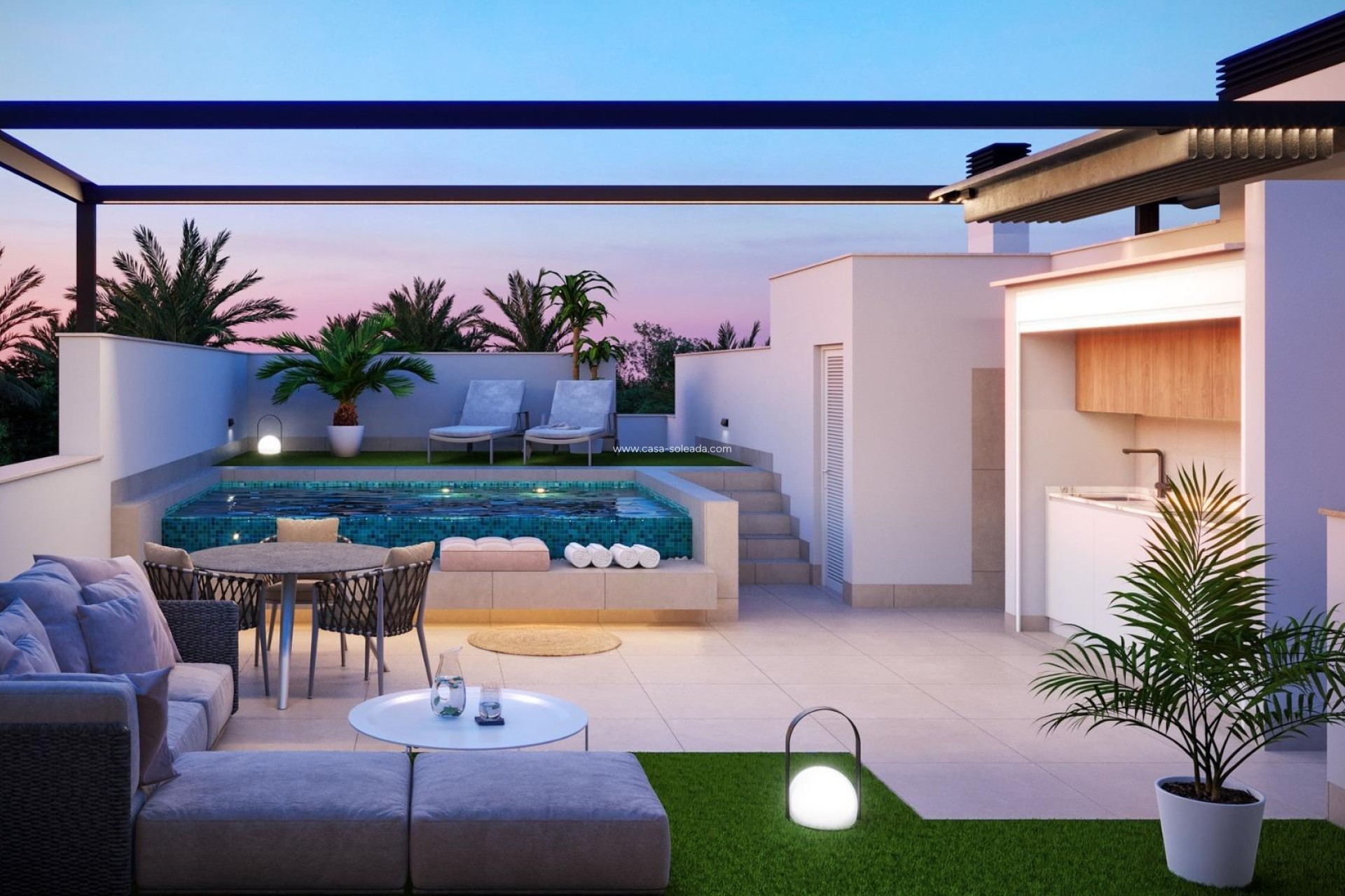 Obra nueva - Bungalow - Pilar de la Horadada - parques de Andromeda