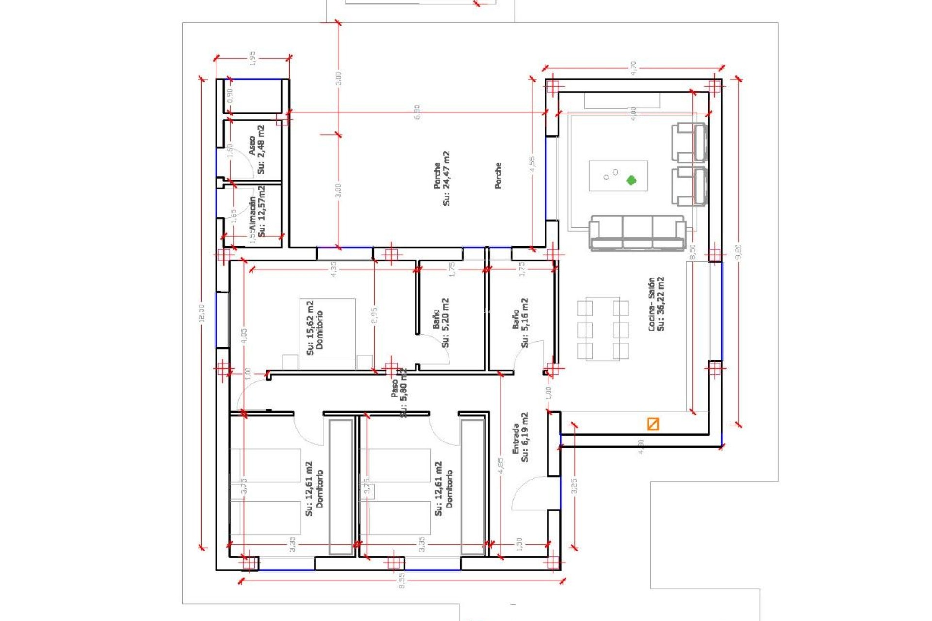 Obra nueva - Villa - Hondón de las Nieves