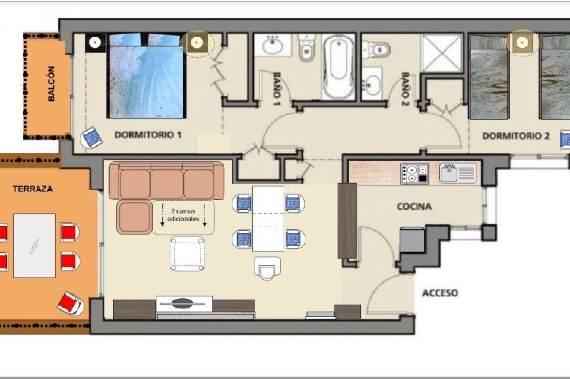 Wiederverkauf - Wohnung - San javier - Costa Calida