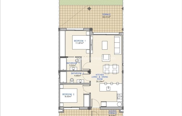 Neue Gebäude - Wohnung - Los Alcázares - Serena Golf