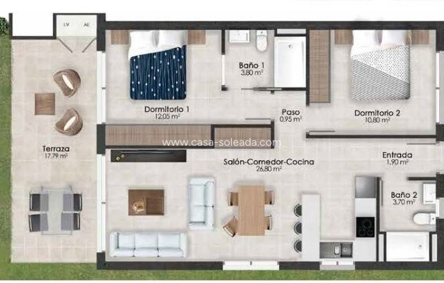 Nieuwbouw Woningen - Appartement / flat - Alhama de Murcia - Condado De Alhama Golf Resort