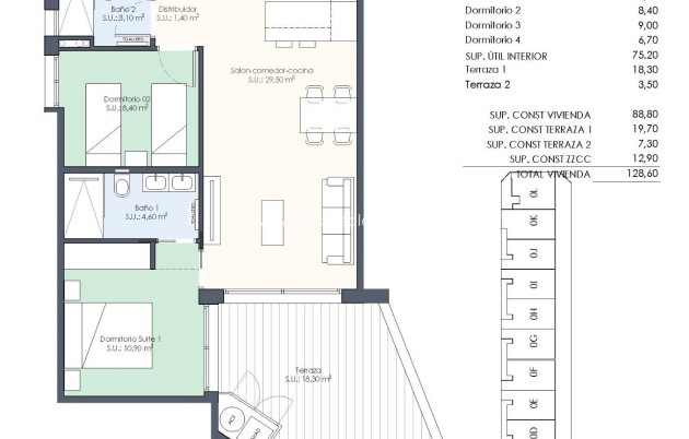 Nieuwbouw Woningen - Appartement / flat - Benijofar - Pueblo
