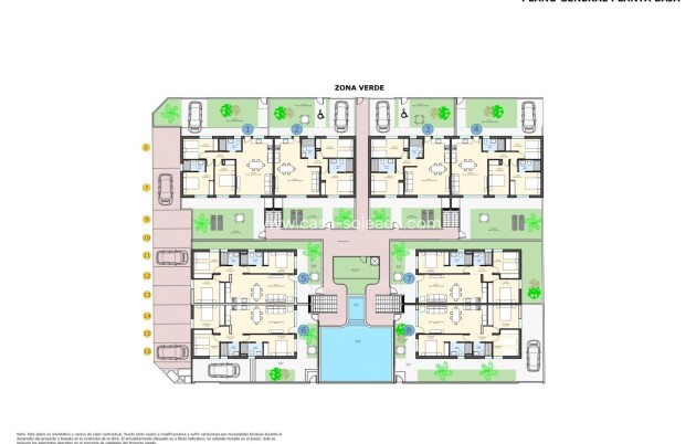Nieuwbouw Woningen - Bungalow - Pilar de la Horadada - pueblo