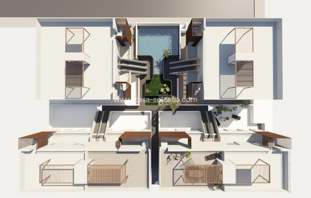 Nieuwbouw Woningen - Bungalow - Pilar de la Horadada - pueblo