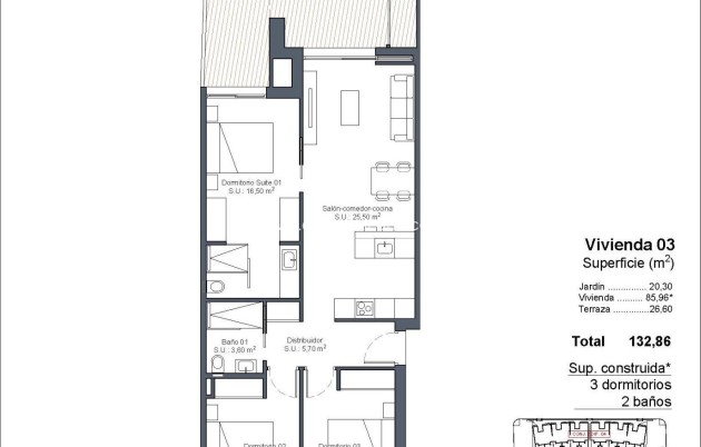 Nieuwbouw Woningen - Bungalow - Ciudad Quesada - Lo Marabu