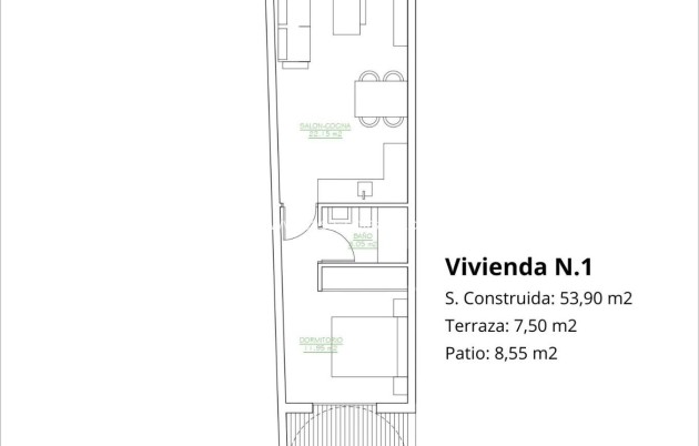 Neue Gebäude - Bungalow - San Pedro del Pinatar - Los Antolinos