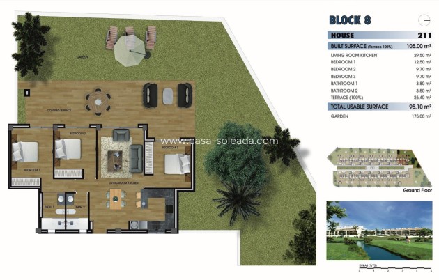 New Build - Apartment / flat - Los Alcázares - La Serena Golf