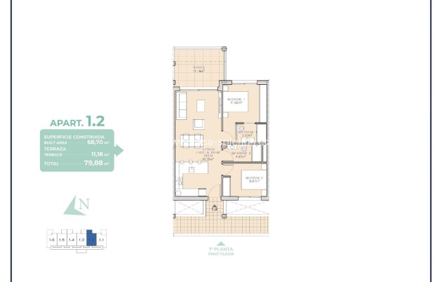 Neue Gebäude - Wohnung - Los Alcázares - Serena Golf