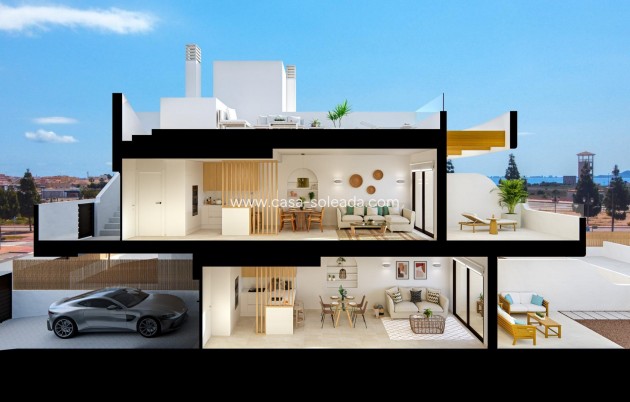 Neue Gebäude - Bungalow - Los Alcázares - Serena Golf