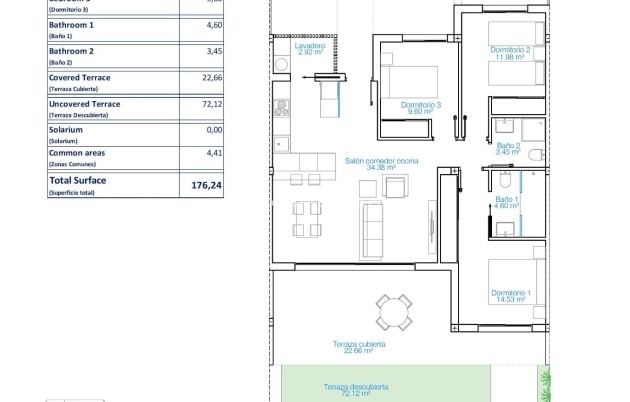 Nieuwbouw Woningen - Appartement / flat - Pilar de la Horadada - Playa de las Higuericas