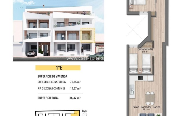 Neue Gebäude - Wohnung - Torrevieja - Playa de El Cura