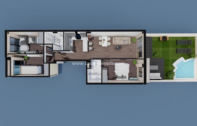New Build - Apartment / flat - Pilar de la Horadada - pueblo