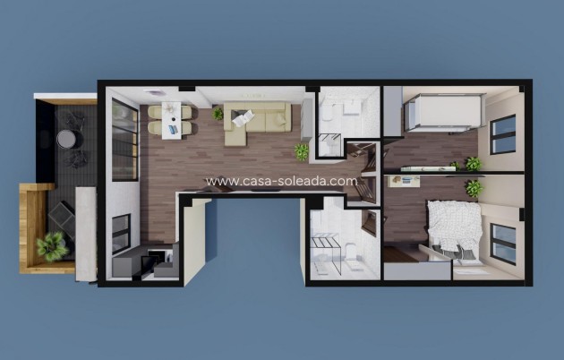 Nieuwbouw Woningen - Appartement / flat - Pilar de la Horadada - pueblo