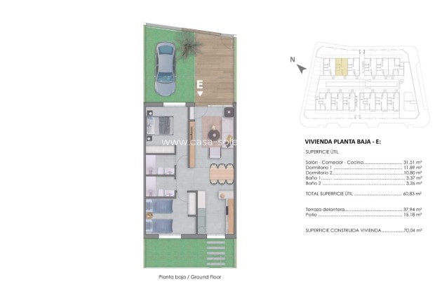New Build - Bungalow - Pilar de la Horadada - pueblo