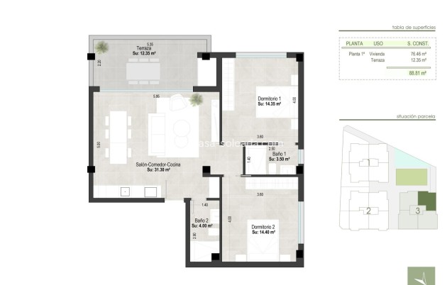 Neue Gebäude - Wohnung - San Pedro del Pinatar - Centro
