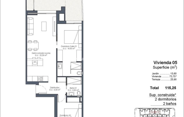 Nieuwbouw Woningen - Bungalow - Ciudad Quesada - Lo Marabu