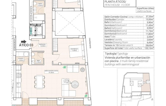 New Build - Apartment / flat - Hondón de las Nieves - Pueblo