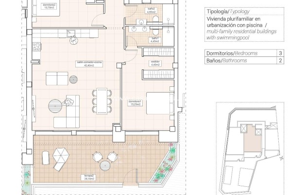 New Build - Apartment / flat - Hondón de las Nieves - Pueblo