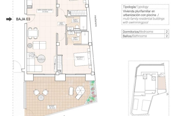 New Build - Apartment / flat - Hondón de las Nieves - Pueblo