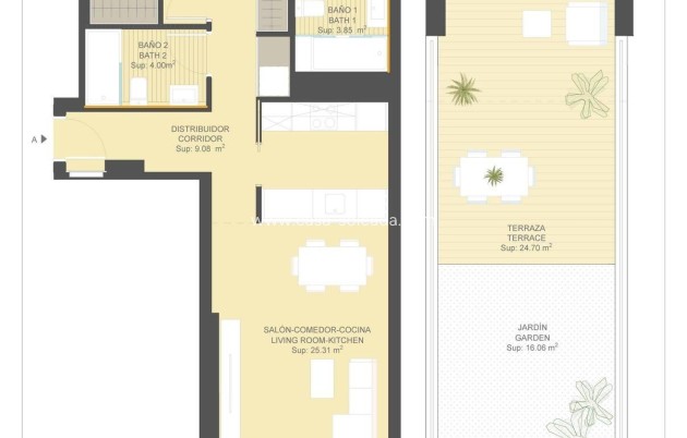 Nieuwbouw Woningen - Appartement / flat - Orihuela Costa - Campoamor