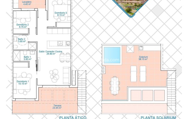 Nieuwbouw Woningen - Appartement / flat - Pilar de la Horadada - Lo Monte