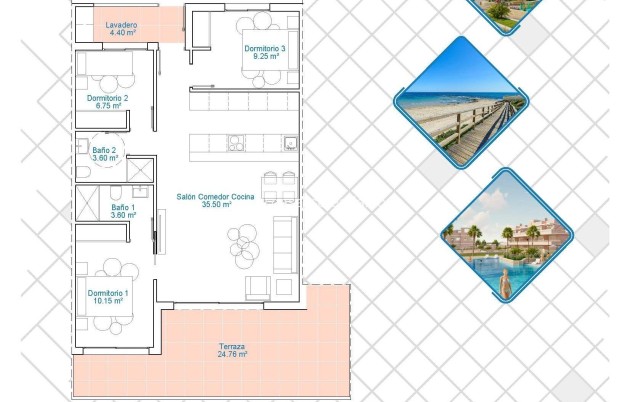 Neue Gebäude - Wohnung - Pilar de la Horadada - Lo Monte